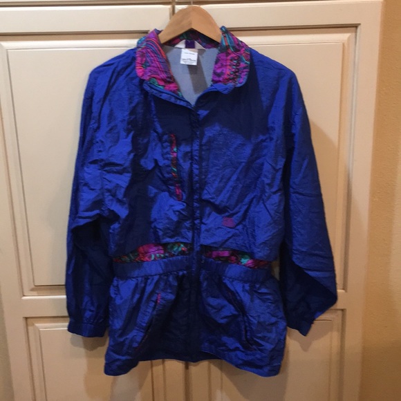 Moving Comfort Jackets & Blazers - Vintage 80s 90s windbreaker jacket size L